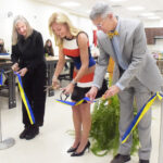textiles cut the ribbon